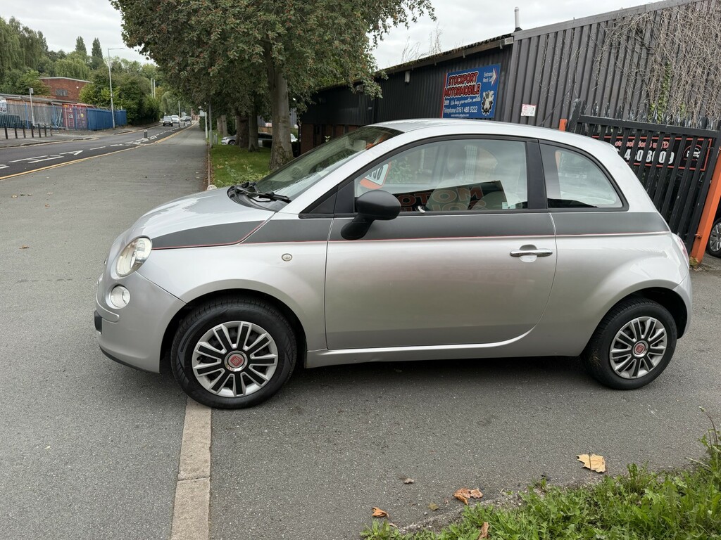 Fiat 500 Hatchback 1.2 Pop 2010 Silver #6