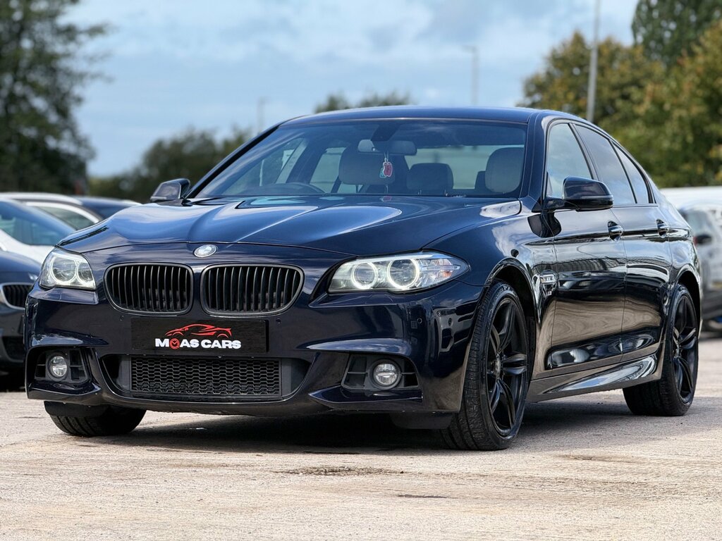 BMW 5 Series 3.0 530D M Sport Saloon Euro 6 S Black #6