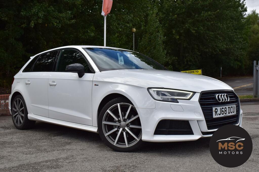 Audi A3 1.0 Tfsi 30 Black Edition Sportback Man RJ68DCU White #2