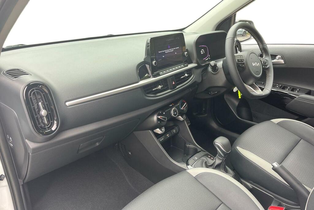 Kia Picanto 1.0 Gt-line Amt Euro 6 Ss White #2