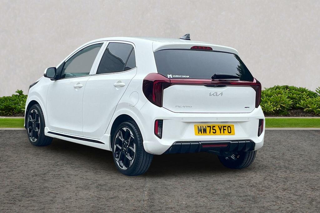 Kia Picanto 1.0 Gt-line Amt Euro 6 Ss White #3