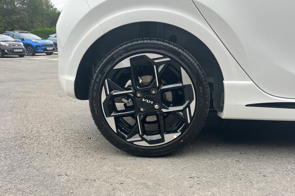 Kia Picanto 1.0 Gt-line Amt Euro 6 Ss White #5