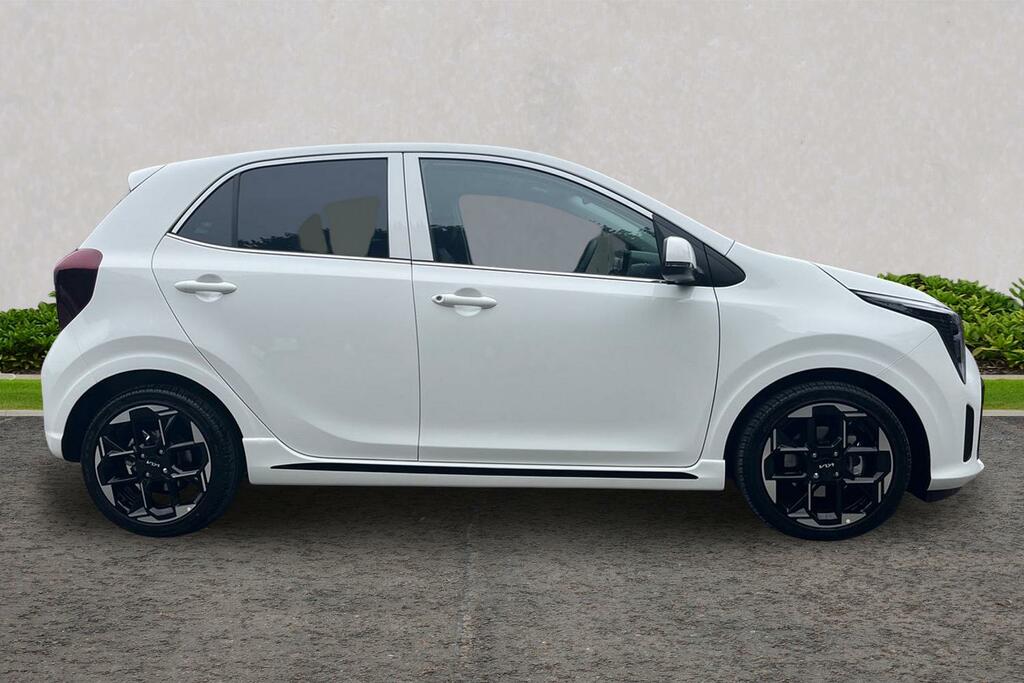 Kia Picanto 1.0 Gt-line Amt Euro 6 Ss White #4