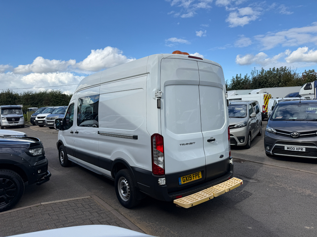 Ford Transit Custom 350 L3 H3 Lwb Drw Welfare Crew Van White #4