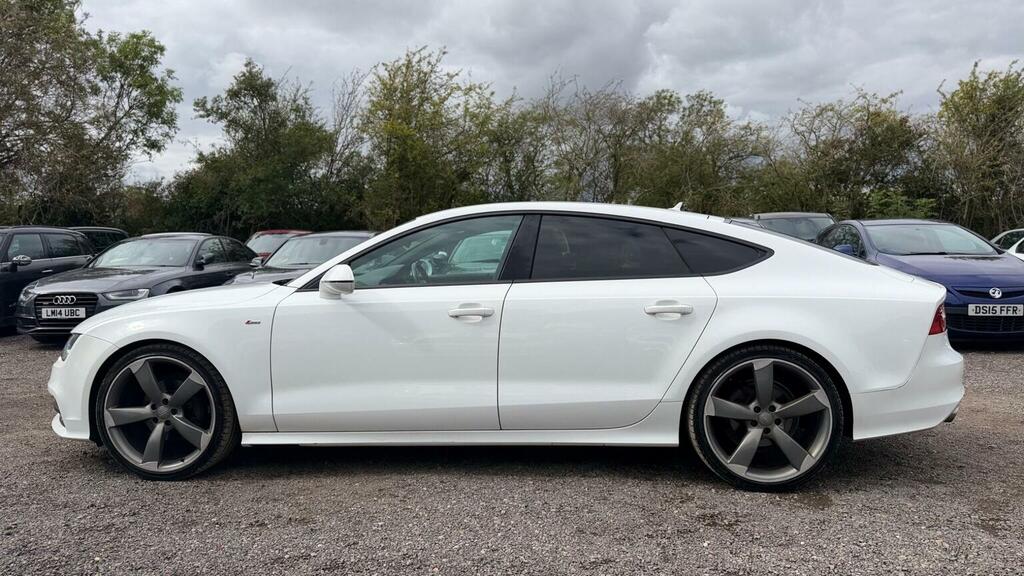 Audi A7 Hatchback 3.0 Tdi V6 Black Edition Sportback S Tro White #6