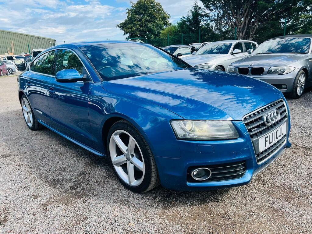 Audi A5 Hatchback 2.0 Tfsi S Line Sportback S Tronic Quatt Blue