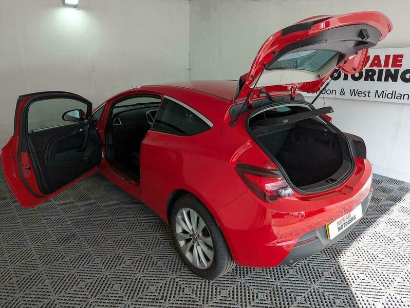Vauxhall Astra GTC 1.4I Turbo Sri NK65WGO Red #4