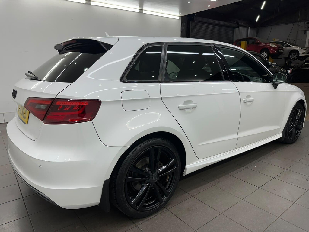 Audi A3 2.0 Tdi S Line Sportback Euro 6 Ss Nav LT16XLS White #2