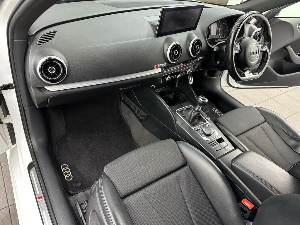 Audi A3 2.0 Tdi S Line Sportback Euro 6 Ss Nav LT16XLS White #3