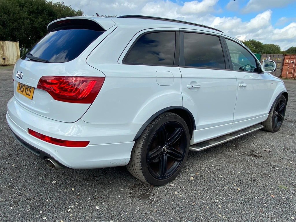 Audi Q7 3.0 Tdi V6 S Line Plus Tiptronic Quattro Euro 5 S White #2