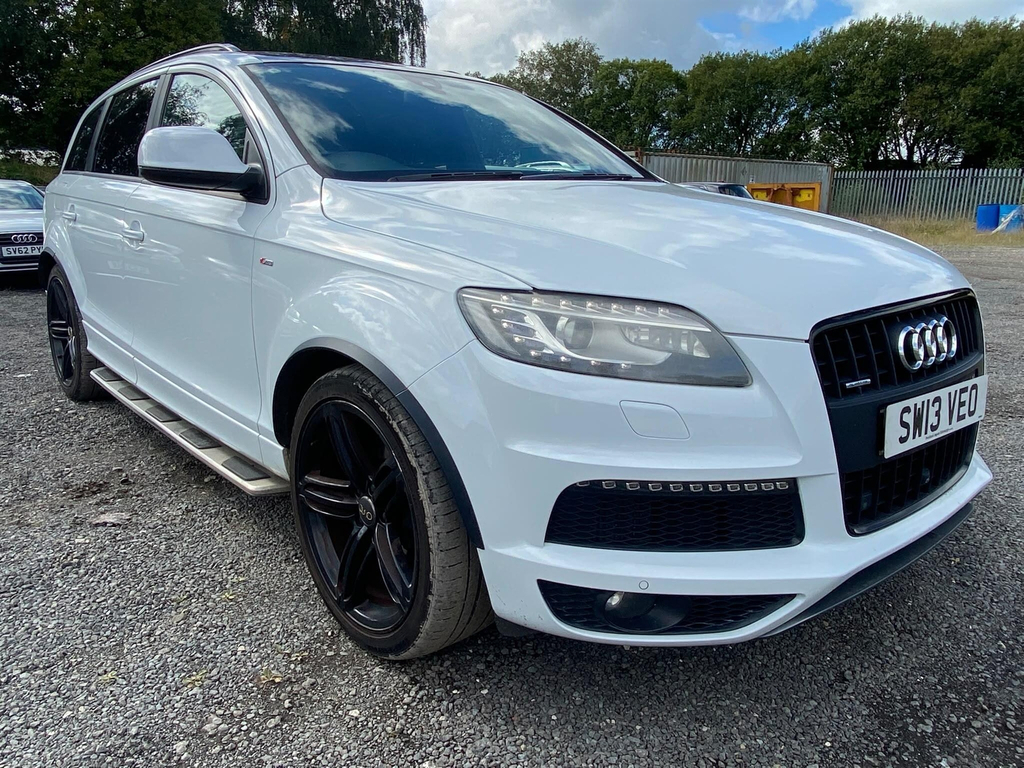 Audi Q7 3.0 Tdi V6 S Line Plus Tiptronic Quattro Euro 5 S White