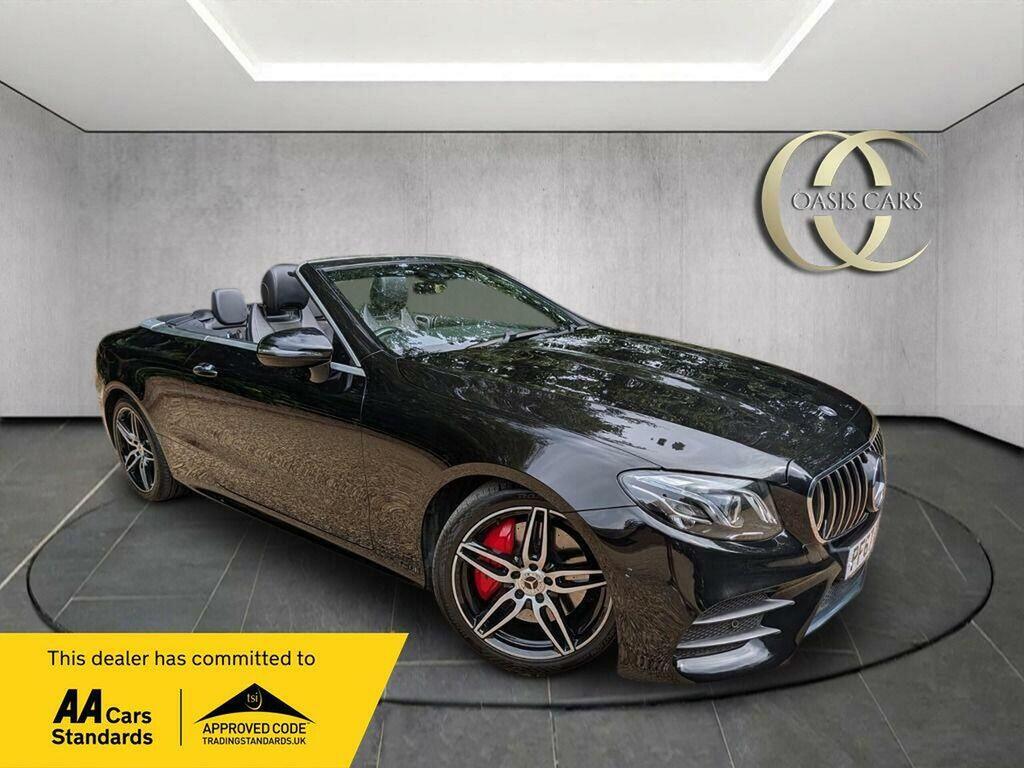 Mercedes-Benz E Class 2.0 E300 Amg Line Premium Plus Cabriolet G-troni Black