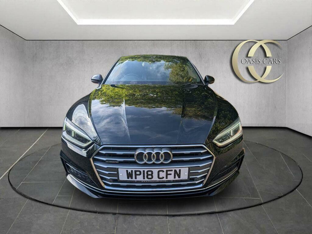 Audi A5 2.0 Tfsi S Line S Tronic Quattro Euro 6 Ss Black #6