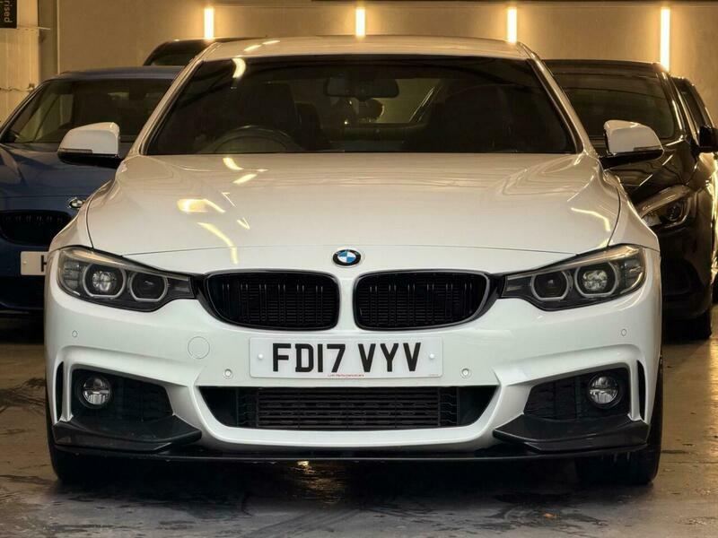 BMW 4 Series 3.0 430D M Sport FD17VYV White #4