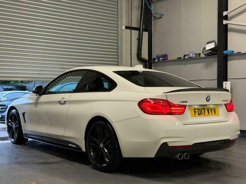 BMW 4 Series 3.0 430D M Sport FD17VYV White #3
