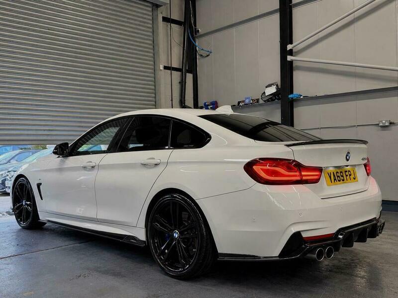 BMW 4 Series 2.0 420D M Sport White #3