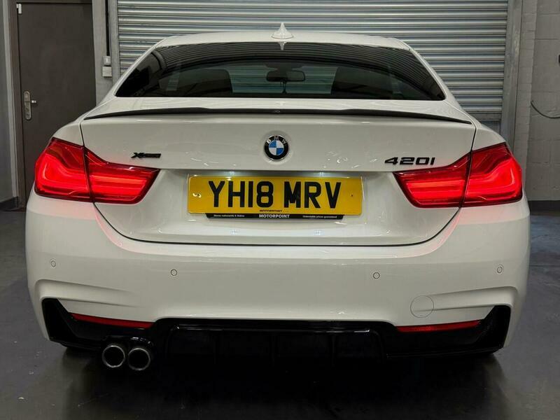 BMW 4 Series 2.0 420I M Sport White #5
