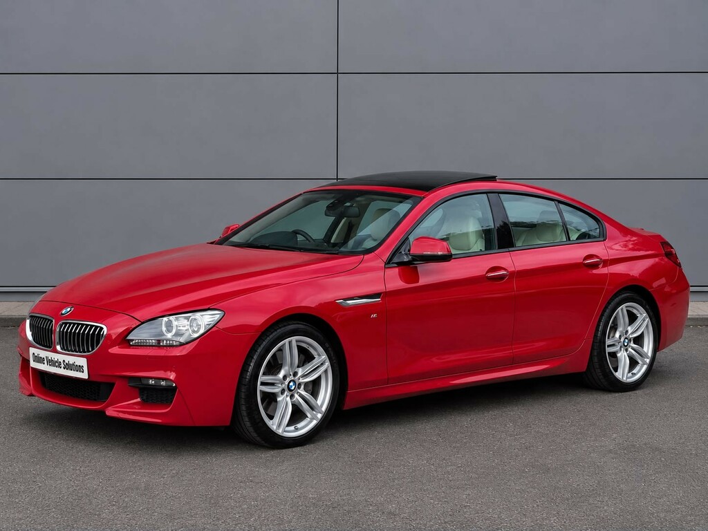 BMW 6 Series Gran Coupe Saloon 3.0 640D M Sport Gran Coupe 2013 Red #6