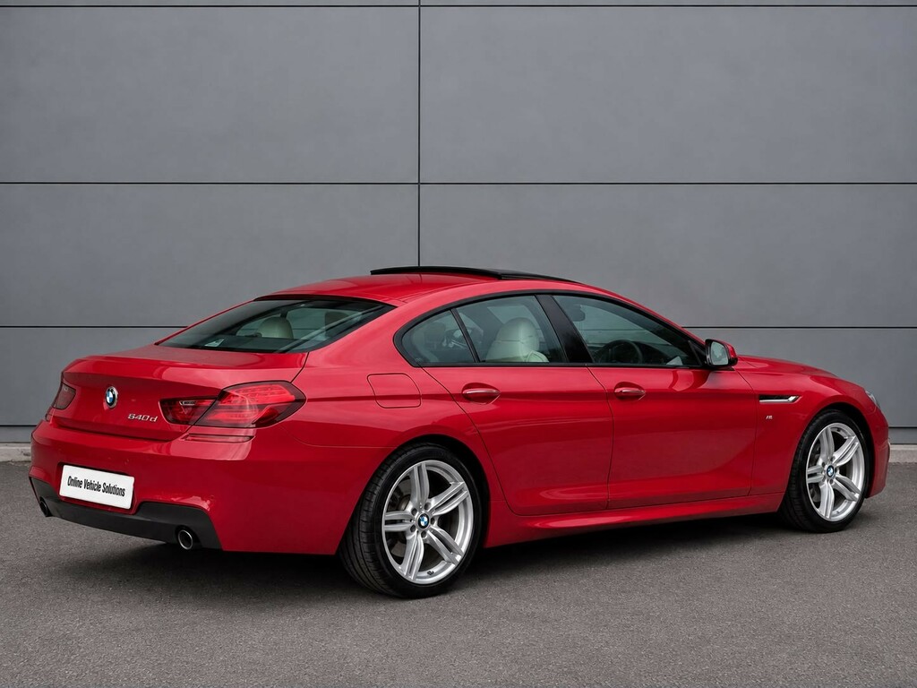 BMW 6 Series Gran Coupe Saloon 3.0 640D M Sport Gran Coupe 2013 Red #3