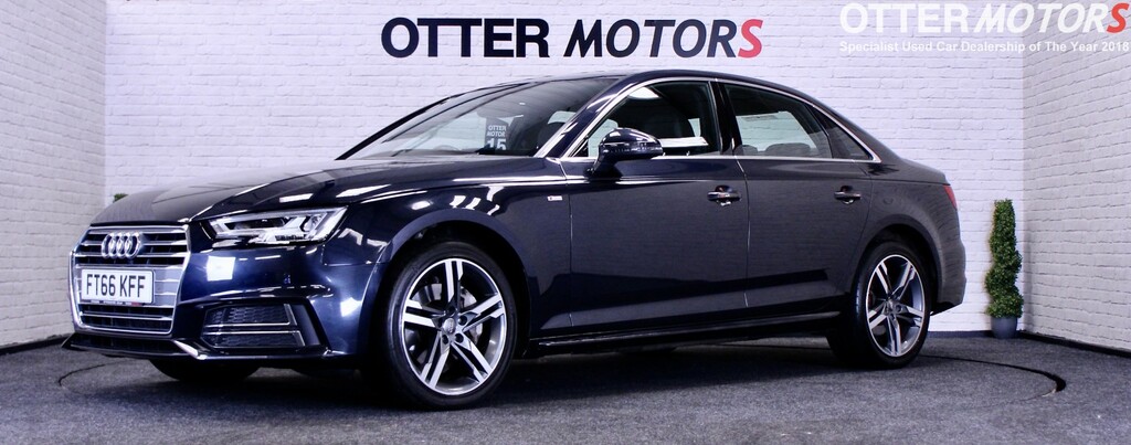 Audi A4 Saloon 2.0 Tdi Ultra S Line S-tronic - Ulez Compla Blue