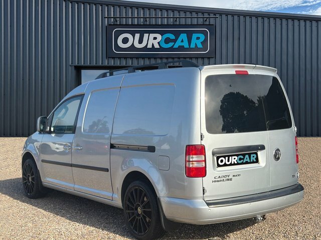 Volkswagen Caddy Maxi 2014 1.6 Tdi C20 Maxi Highline Panel Van Diese Silver #5