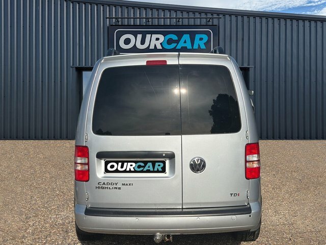 Volkswagen Caddy Maxi 2014 1.6 Tdi C20 Maxi Highline Panel Van Diese Silver #4