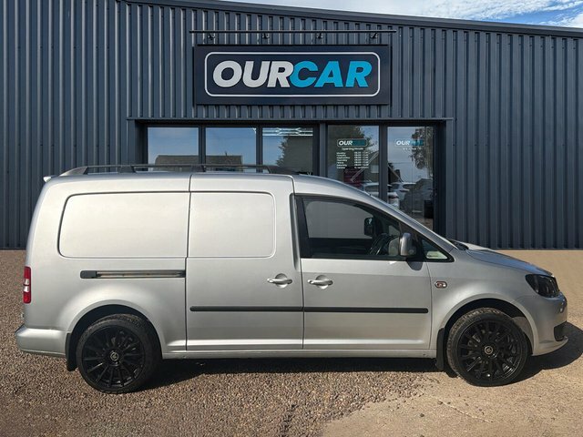 Volkswagen Caddy Maxi 2014 1.6 Tdi C20 Maxi Highline Panel Van Diese Silver #2