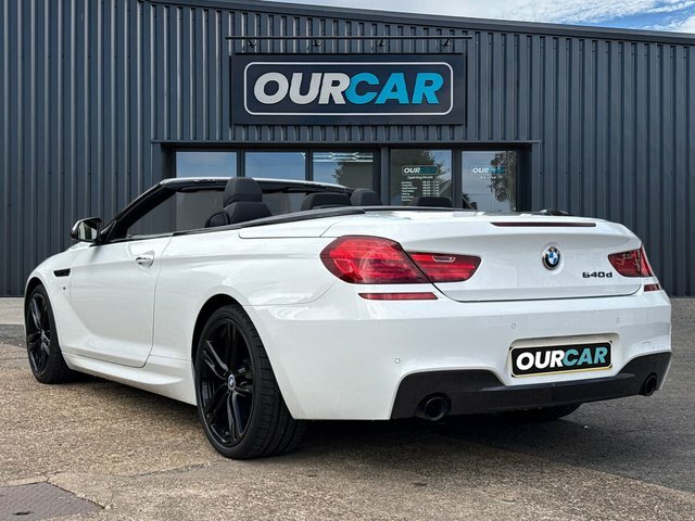 BMW 6 Series 3.0 640D M Sport Convertible Euro White #5