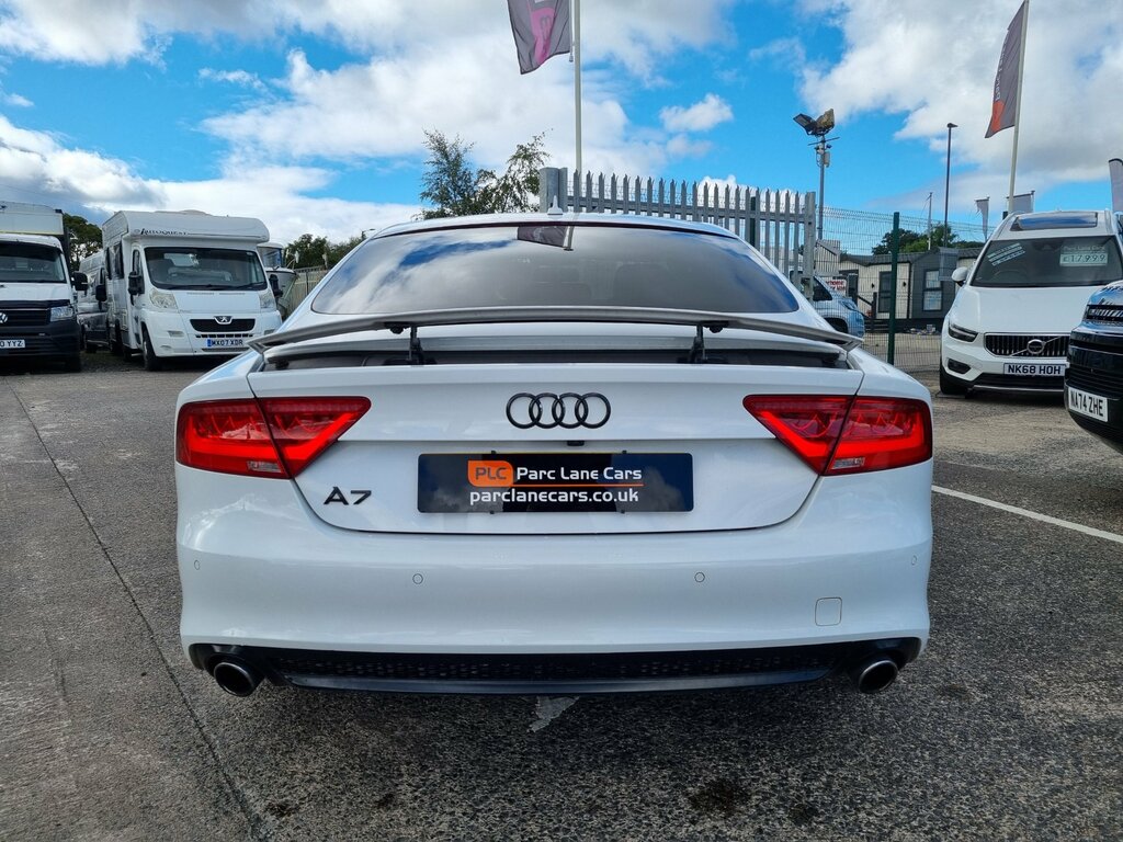 Audi A7 3.0 Tdi V6 Black Edition Sportback S Tr White #6