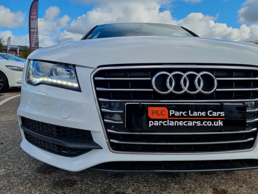 Audi A7 3.0 Tdi V6 Black Edition Sportback S Tr White #2