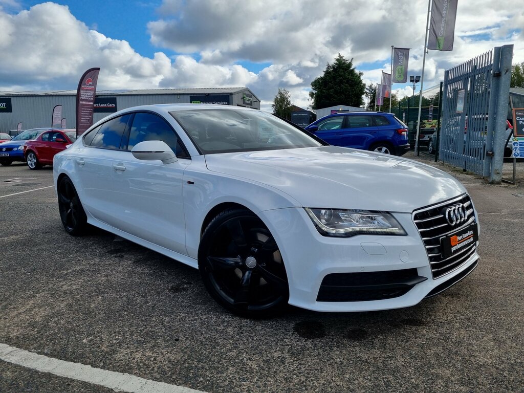 Audi A7 3.0 Tdi V6 Black Edition Sportback S Tr White
