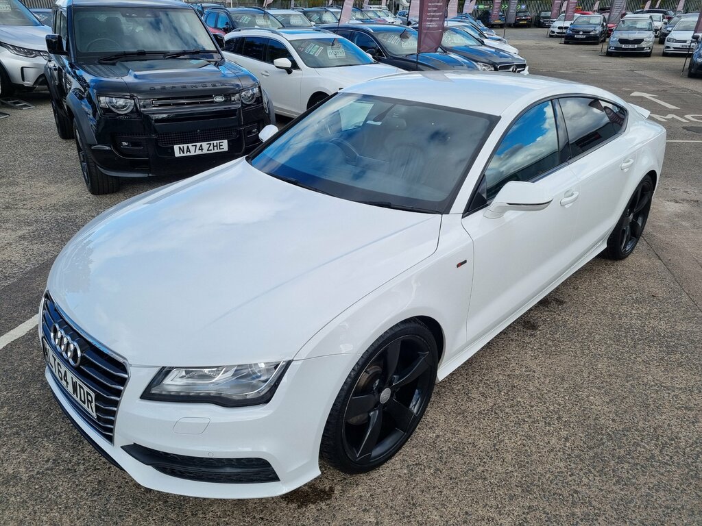 Audi A7 3.0 Tdi V6 Black Edition Sportback S Tr White #4