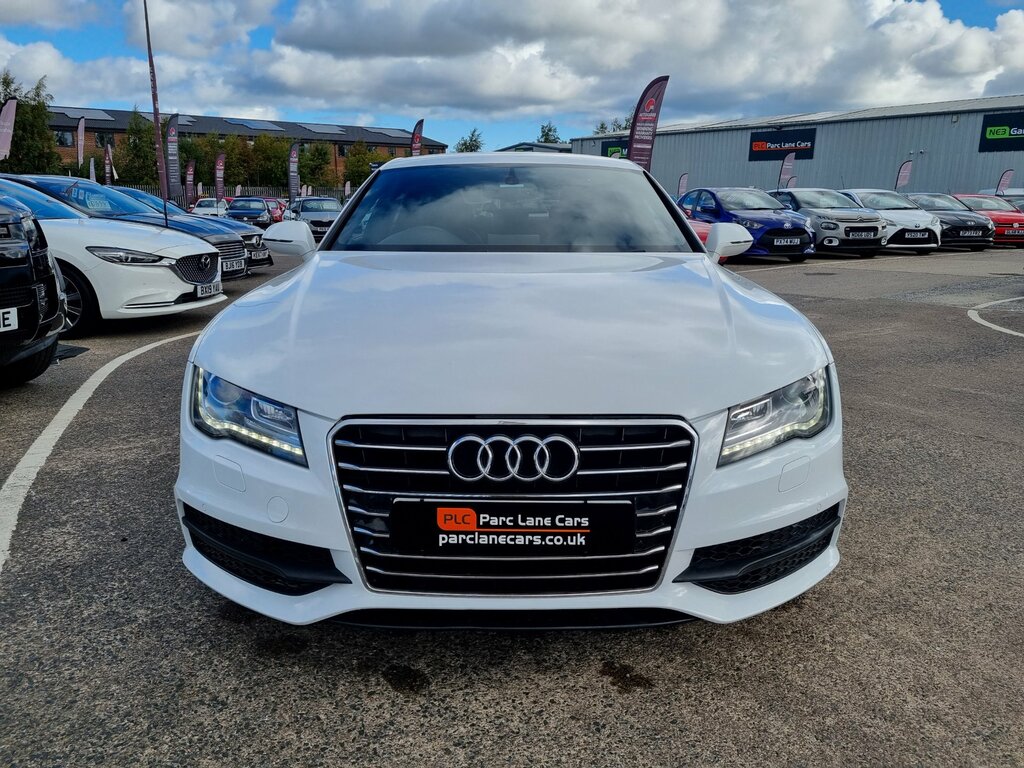 Audi A7 3.0 Tdi V6 Black Edition Sportback S Tr White