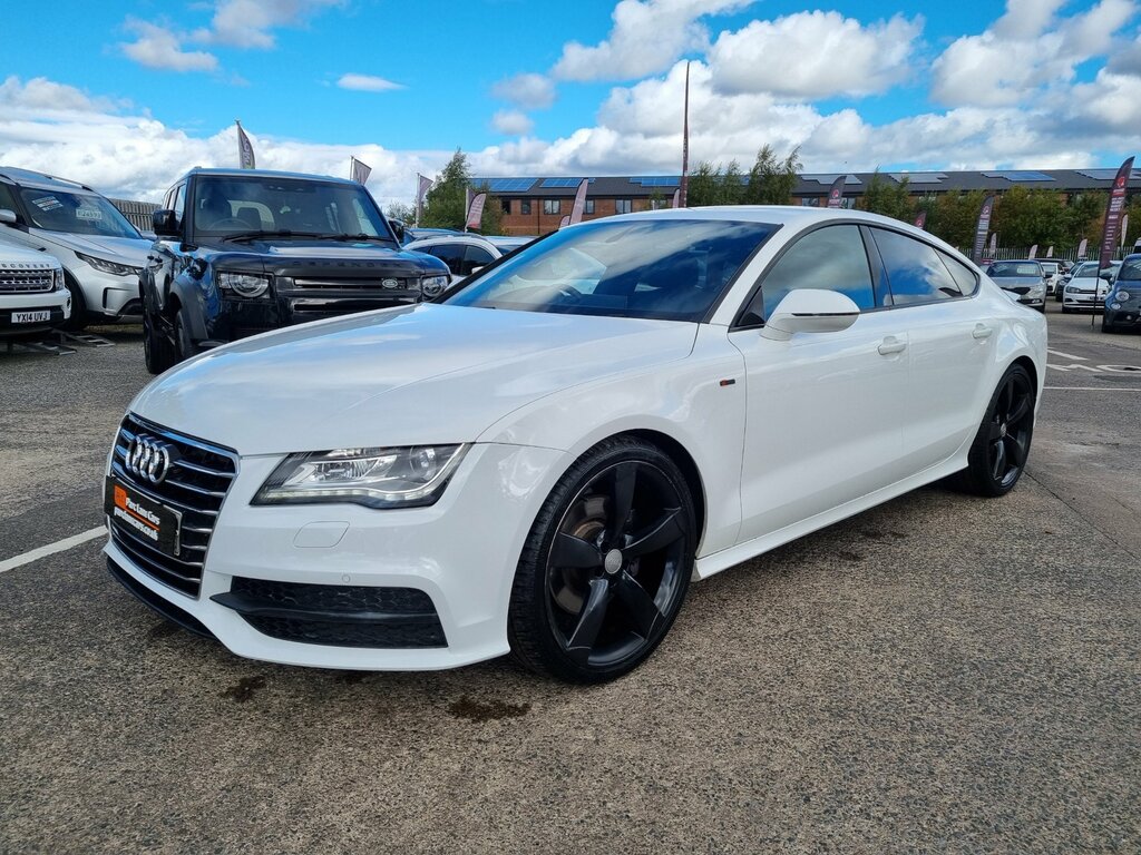 Audi A7 3.0 Tdi V6 Black Edition Sportback S Tr White #3