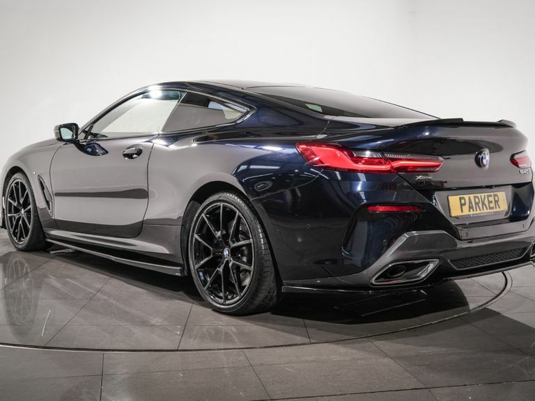BMW 8 Series 840D Xdrive Black #4