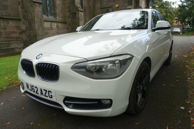 BMW 1 Series 118D Sport White #1