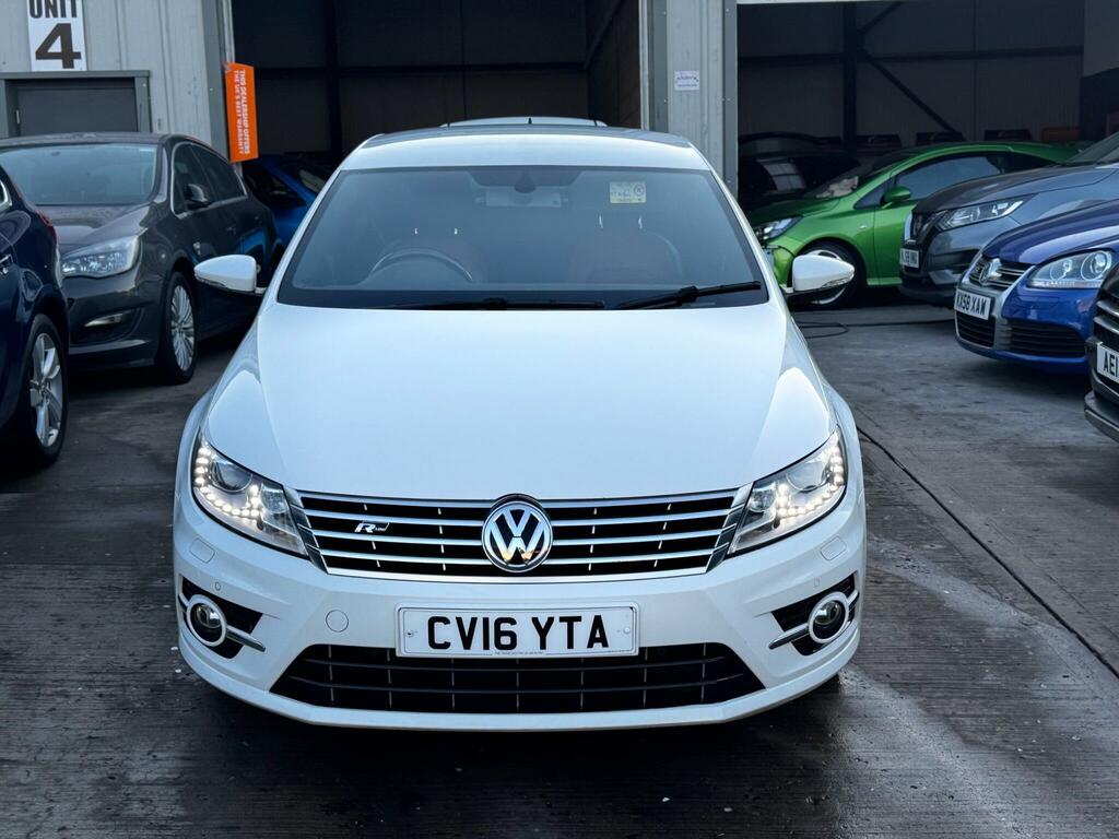 Volkswagen CC Cc R-line Tdi Bluemotion Technology White #4