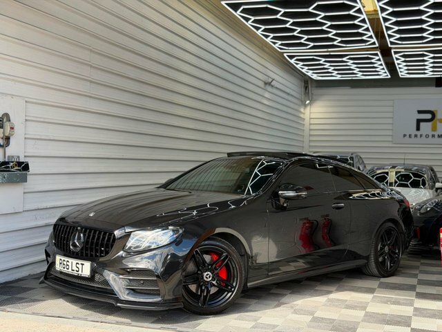 Mercedes-Benz E Class 2018 2.0 E220d Amg Line Premium Coupe Black #3