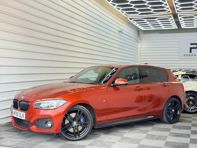 BMW 1 Series 2018 1.5 118I M Sport Shadow Edition Hatchback Orange #3