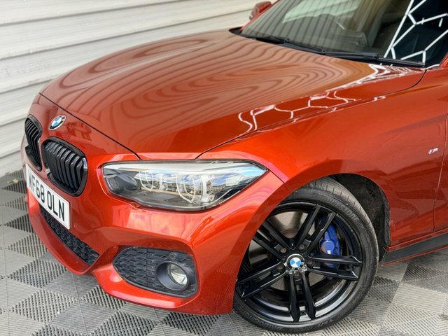 BMW 1 Series 2018 1.5 118I M Sport Shadow Edition Hatchback Orange #4