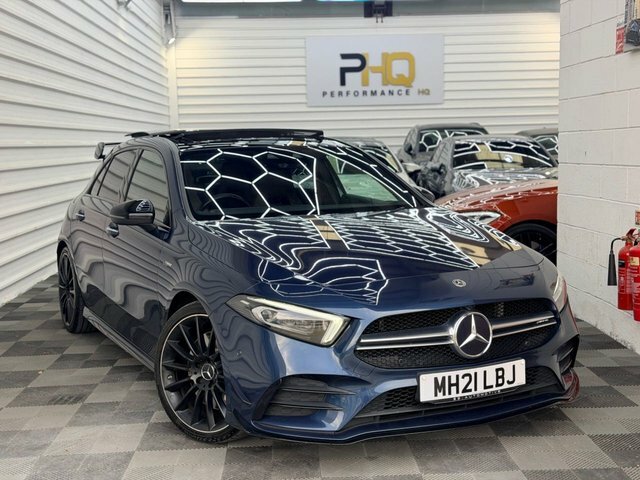 Mercedes-Benz A Class 2021 2.0 A35 Amg Premium Plus Hatchback Petr Blue #5