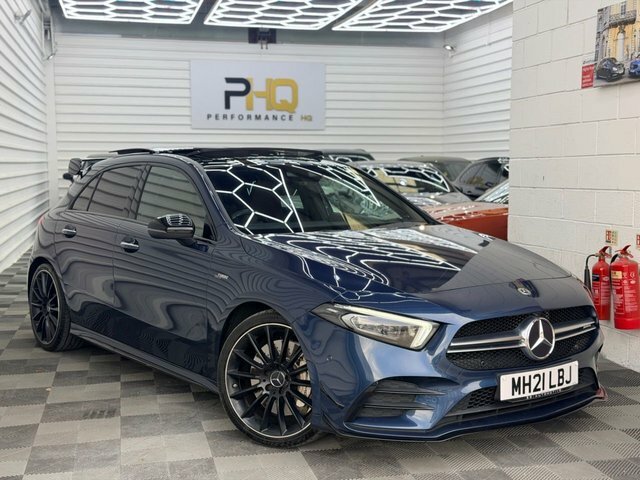 Mercedes-Benz A Class 2021 2.0 A35 Amg Premium Plus Hatchback Petr Blue #6