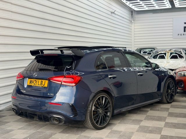Mercedes-Benz A Class 2021 2.0 A35 Amg Premium Plus Hatchback Petr Blue #2