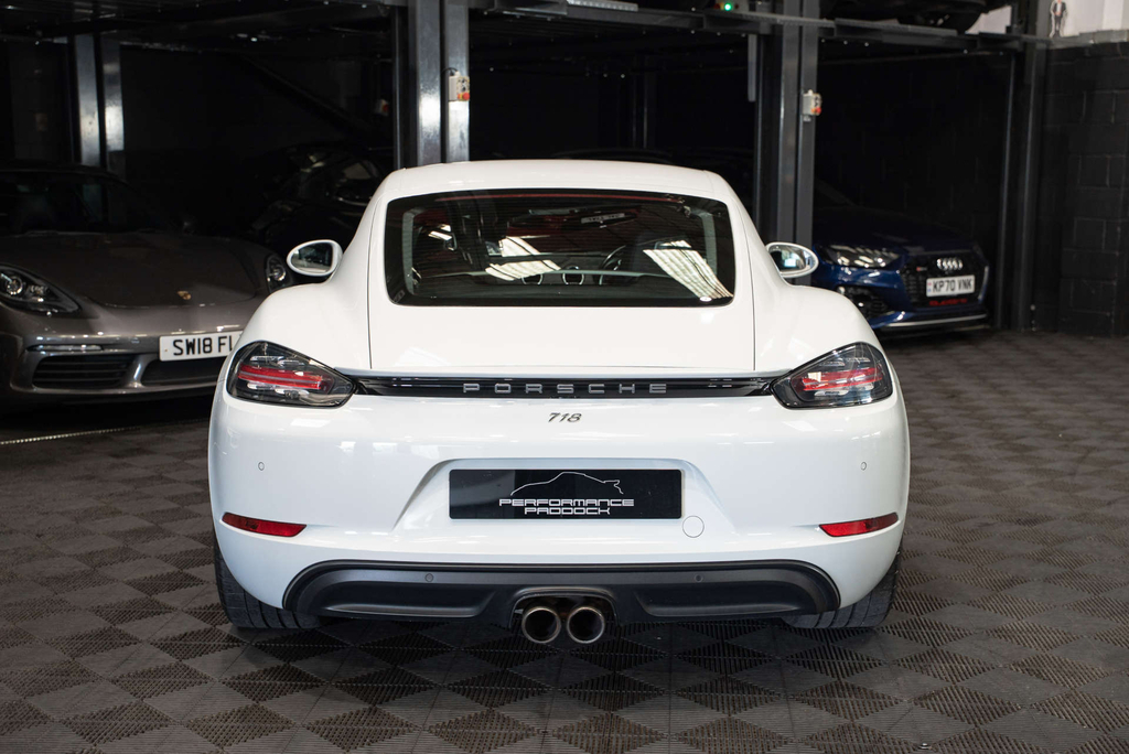 Porsche 718 Cayman S Semi-auto White #6