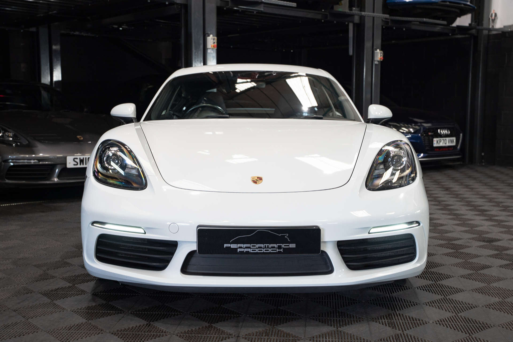 Porsche 718 Cayman S Semi-auto White #5