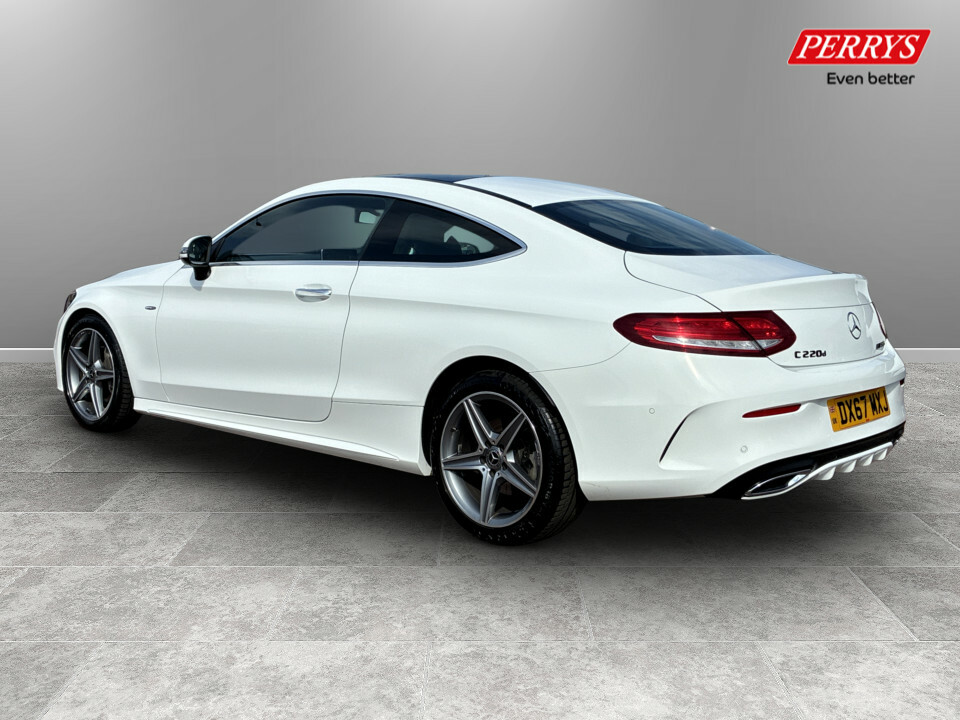 Mercedes-Benz C Class C220d Amg Line Premium Plus White #5