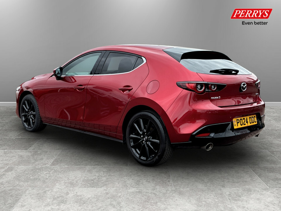 Mazda 3 2.0 E-skyactiv X Mhev 186 Exclusive-line Red #5