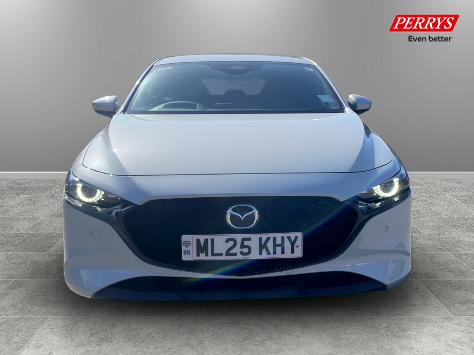 Mazda 3 2.5 E-skyactiv G Mhev 140 Exclusive-line White #2