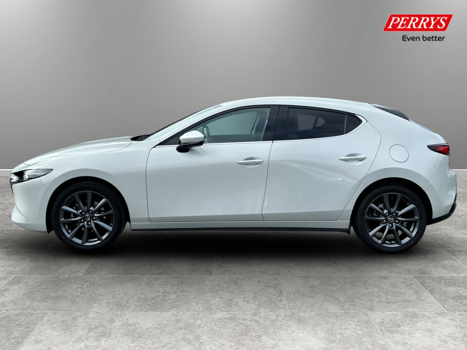 Mazda 3 2.5 E-skyactiv G Mhev 140 Exclusive-line White #4