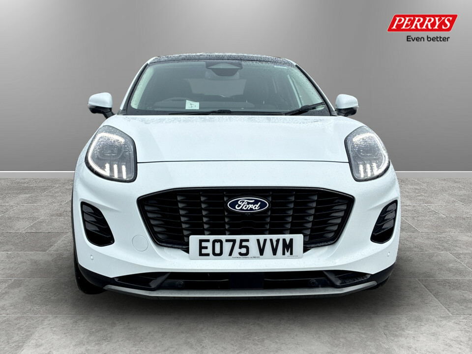 Ford Puma 1.0 Ecoboost Hybrid Mhev Titanium Dct EO75VVM White #2
